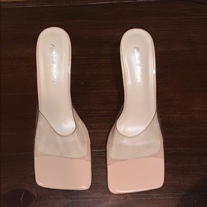 Public desire nude heels